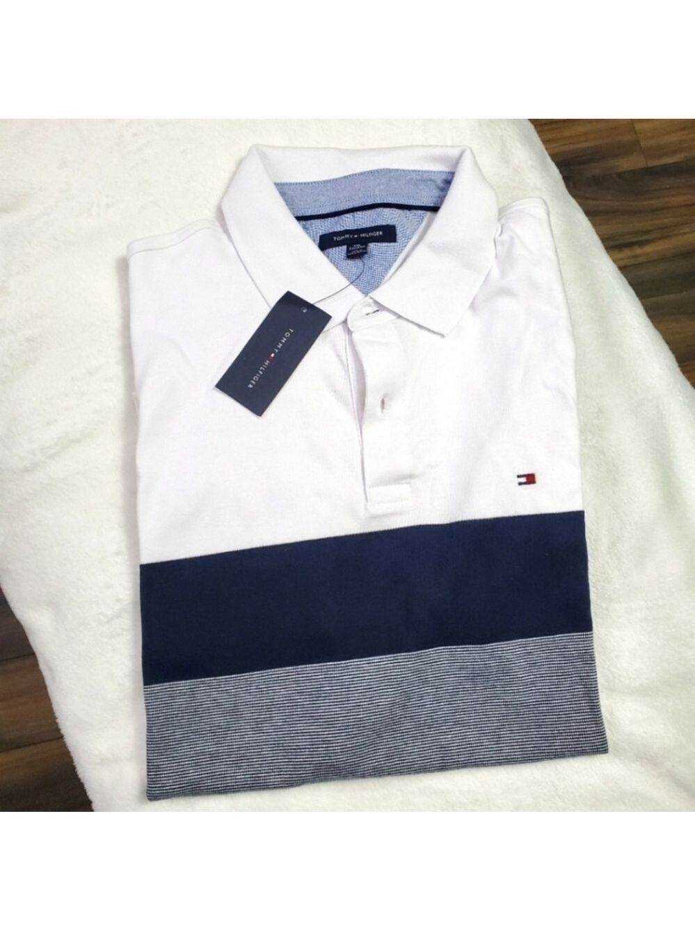 Tommy Hilfiger Collared Cotton T Shirt